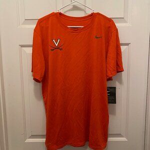NWT Virginia University of Cavaliers Team Issued Nike Dri-Fit T-Shirt XL